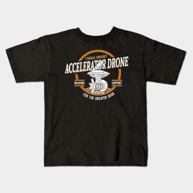 Accelerator Drone Kids T-Shirt by Exterminatus